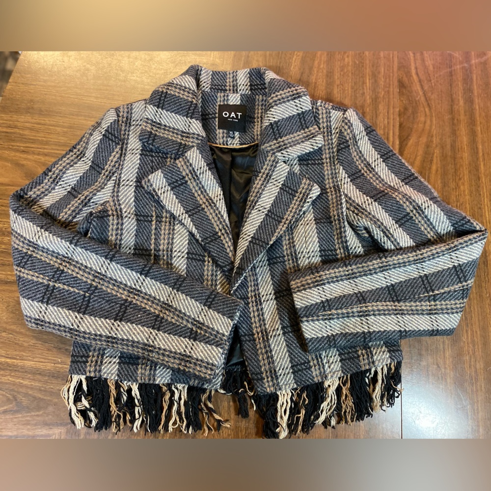 Oat New York, women’s cropped jacket. Size- xs